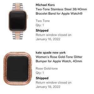 COPY - Michael Kors 2 tone band. NIB. For Apple Watch. This is for the band onl…